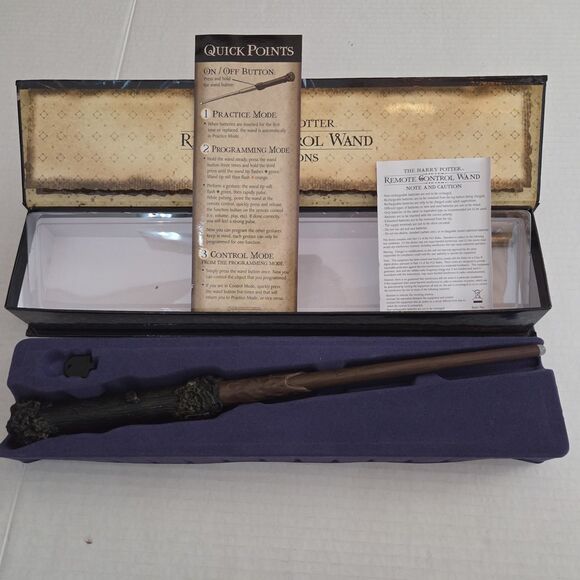 The Noble Collection The Harry Potter TV Remote Control Wand Magic Wizard - Picture 8 of 14